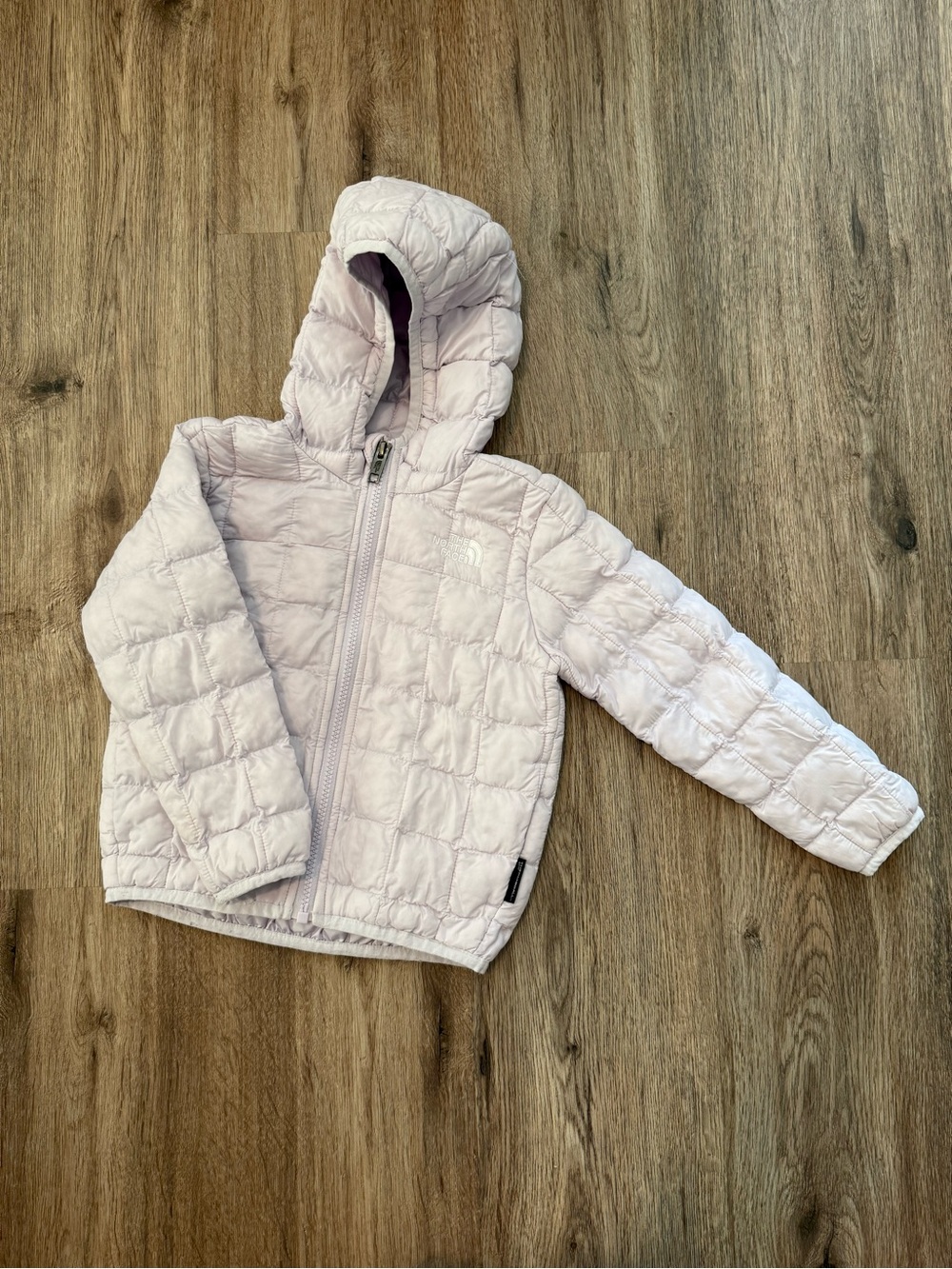 The North Face Girls' Lavender Hooded Puffer Jacket